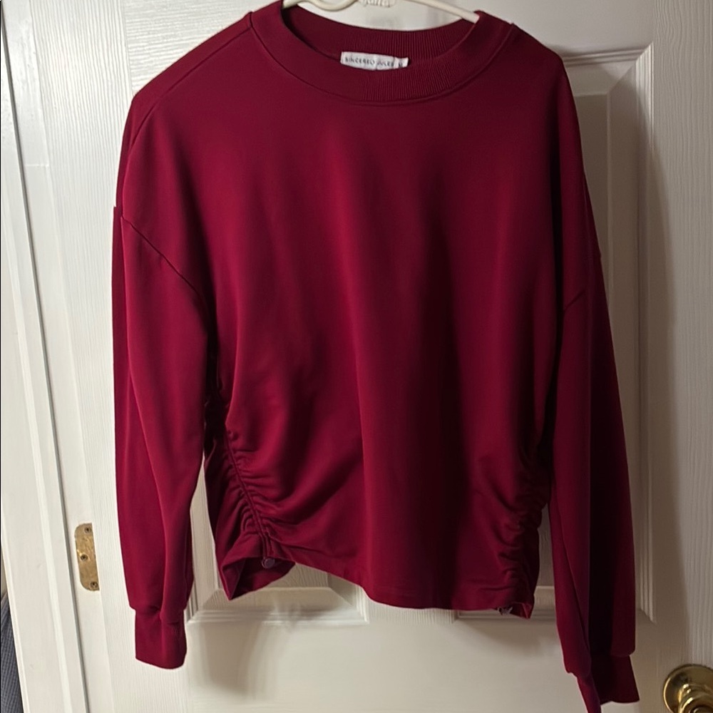 Sincerely Jules rouched pullover